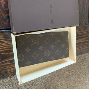 Authentic Louis Vuitton checkbook